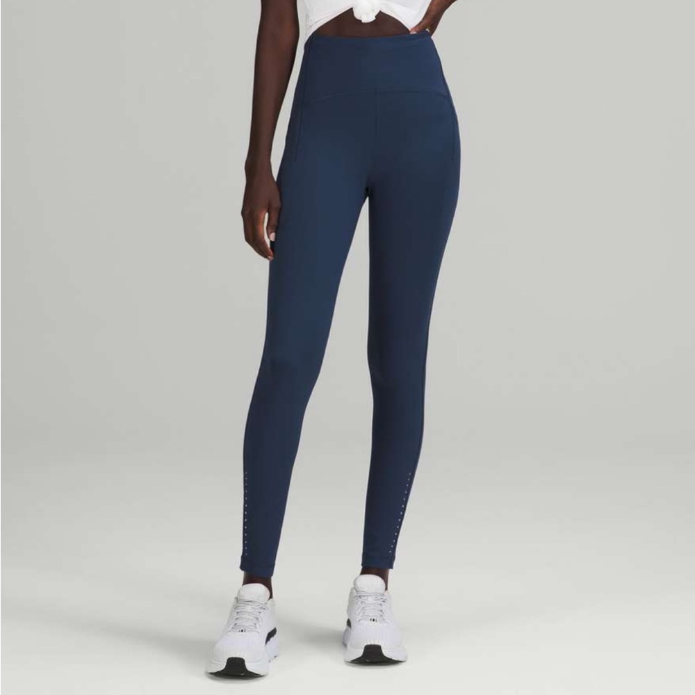 Lululemon swift speed 28” mineral blue size 6 legging